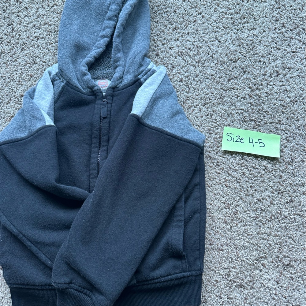 Boys zip up jacket